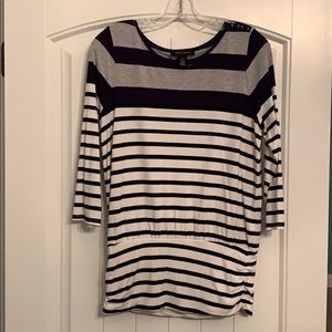 White House Black Market Striped Top
